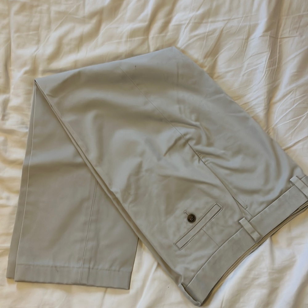 Brooks brothers boys khaki pants size 14. Worn 2x See pics-2 sm faint stains,fyi